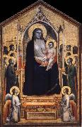GIOTTO di Bondone Throning God mother with the child Germany oil painting artist